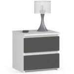 KOMODA CL2 2SZ CLP BIAŁY / SZARY