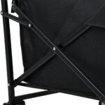 Wózek turystyczny transportowy TYRS składany 145L Czarny - obrazek 2