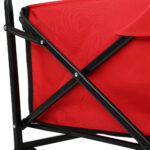 Wózek turystyczny transportowy TYRS składany 145L Czerwony - obrazek 2