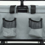 Wózek turystyczny transportowy TYRS składany 145L Szary - obrazek 3