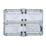 Zestaw turystyczny ROI stół + 2 ławki Czarny - obrazek 3