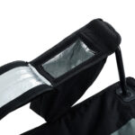 Fotel turystyczny FOTYN składany Czarno - Szary - obrazek 2