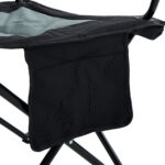 Fotel turystyczny FOTYN składany Czarno - Szary - obrazek 4