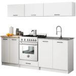 MEBLE KUCHENNE ZESTAW OLIWIA G1 2.0M BIAŁY