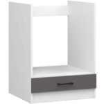 Szafka OLIWIA S60KU BIAŁA / SZARA