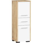 SZAFKA ŁAZIENKA FIN SŁUPEK 30 2D 1SZ 85cm PK DĄB ARTISAN / BIAŁY