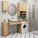 SZAFKA WISZĄCA FIN H934 W64 2D 1P DĄB SONOMA - obrazek 2