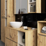 SZAFKA ŁAZIENKOWA WISZĄCA VAMI W35 1D 1W DĄB ARTISAN / KASZMIR - obrazek 2