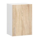 Szafka LIMA W40 /580/ BIAŁY/DĄB SONOMA