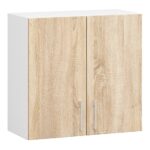 Szafka LIMA W60 /580/ BIAŁY/DĄB SONOMA