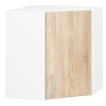 Szafka LIMA W60/60N /580/ BIAŁY/DĄB SONOMA