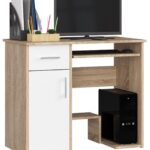 BIURKO JAY PK DĄB SONOMA / BIAŁY