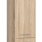 SŁUPEK REGAŁ ŁAZIENKOWY FIN 2 DRZWI DĄB SONOMA