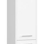 REGAŁ ŁAZIENKA FIN SŁUPEK 30 2D 140cm BIAŁY