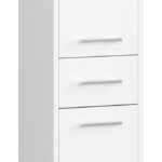 SZAFKA ŁAZIENKA FIN SŁUPEK 30 2D 1SZ 85cm PK BIAŁY