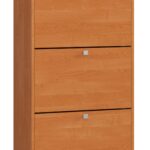 Szafka na buty 3 uchylne drzwiczki 60 cm - olcha