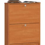 Szafka na buty 2 uchylne drzwiczki 60 cm - olcha