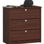 Szafka na buty MINI 3 uchylne drzwiczki 60 cm - wenge