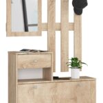 ZESTAW MEBLI NA PRZEDPOKÓJ DĄB SONOMA