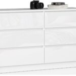 KOMODA K120 6SZ CLP PK BIAŁY POŁYSK