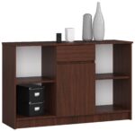 ZESTAW CLP B-17 KOMODA + BIURKO PK WENGE - obrazek 3