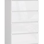 KOMODA K60 4SZ CLP PK BIAŁY POŁYSK