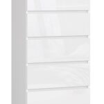 KOMODA K60 5SZ CLP PK BIAŁY POŁYSK