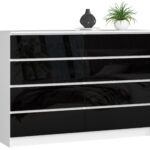 KOMODA K140 8SZ CLP PK CZARNY POŁYSK