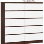 KOMODA K120 10SZ CLP PK WENGE / BIAŁY