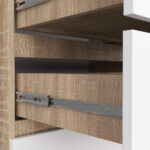 KOMODA K140 10SZ CLP PK DĄB SONOMA / BIAŁY - obrazek 2