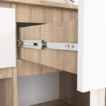 KOMODA K140 3D 3SZ CLP PK SONOMA / BIAŁA - obrazek 3