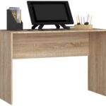 BIURKO B-17 PROSTE 120 cm SONOMA WOLNOSTOJĄCE