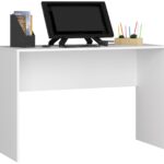 BIURKO B-17 PROSTE 120 cm BIAŁE WOLNOSTOJĄCE