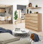 KOMODA K140 10SZ CLP PK DĄB SONOMA - obrazek 2