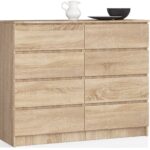KOMODA K140 8SZ CLP PK DĄB SONOMA