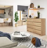 KOMODA K140 8SZ CLP PK DĄB SONOMA - obrazek 2