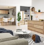 KOMODA K160 6SZ CLP PK DĄB SONOMA - obrazek 3