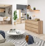 KOMODA K140 6SZ CLP DĄB SONOMA - obrazek 3