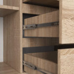 KOMODA K160 2D 4SZ CLP PK DĄB SONOMA - obrazek 3