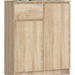 KOMODA K80 2D 1SZ CLP PK DĄB SONOMA