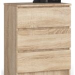 KOMODA K60 3SZ CLP PK DĄB SONOMA