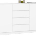 KOMODA K160 2D 4SZ CLP PK BIAŁY