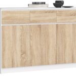 KOMODA K140 3D 3SZ CLP PK BIAŁA / SONOMA