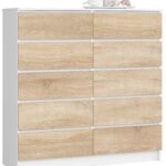 KOMODA K120 10SZ CLP PK BIAŁY / SONOMA