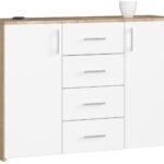 KOMODA K45 PK DĄB SONOMA / BIAŁY