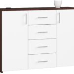 KOMODA K45 PK WENGE / BIAŁY