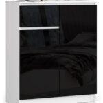 KOMODA K80 2D 1SZ CLP PK CZARNY POŁYSK