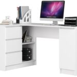 BIURKO NAROŻNE B20 CLP LEWOSTRONNE PK BIAŁE