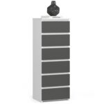 KOMODA CL6 PK BIAŁA / SZARA