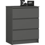 KOMODA K60 3SZ CLP PK GRAFIT SZARY